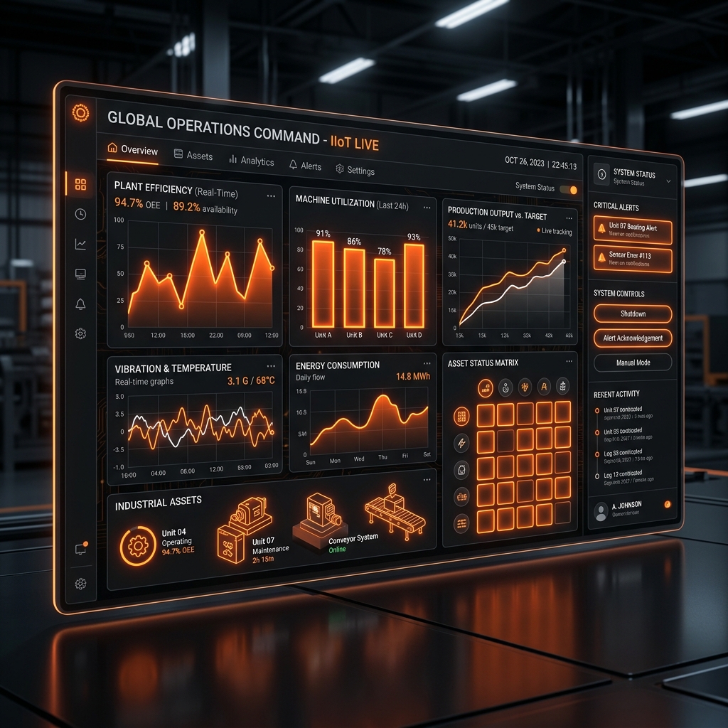 WaterJetPro IoT dashboard